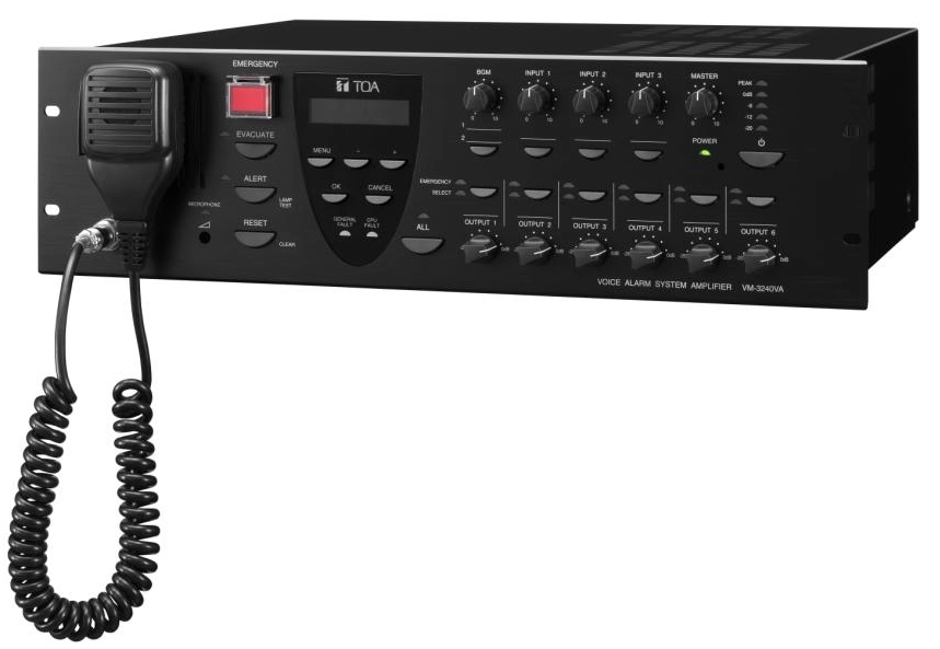 Voice Alarm System Amplifier 240W — product photo